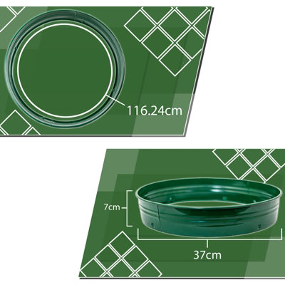 Woodside Garden Soil Sieve Riddle 3 Filter Mesh Compost Potting Sifter ...