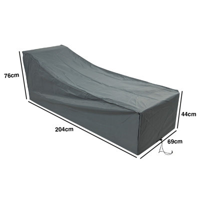 Woodside Garden Sun Lounger Cover GREY