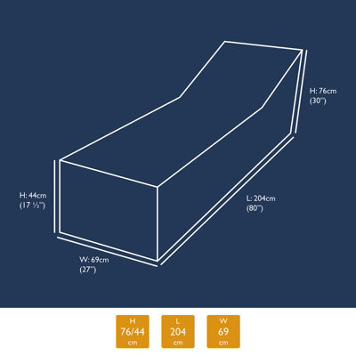 Woodside Garden Sun Lounger Cover