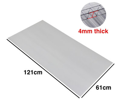 Woodside Greenhouse Polycarbonate Sheets - 4mm