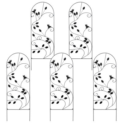 Woodside Hales Metal Garden Trellis 5 PACK