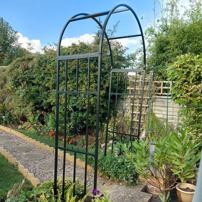 Woodside Ingworth Decorative Metal Garden Rose Arch - 5