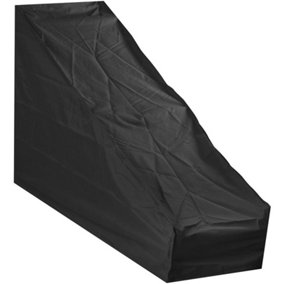 Woodside Large Protective Lawn Mower Cover BLACK