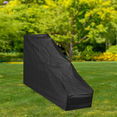 Woodside Large Protective Lawn Mower Cover BLACK - 4