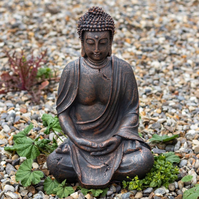 Woodside Meditating Buddha Garden Decoration