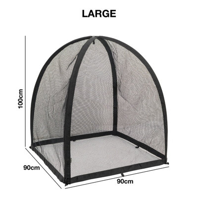Woodside Mesh Pest Guard Plant/Seedling Cover, Protective Garden ...