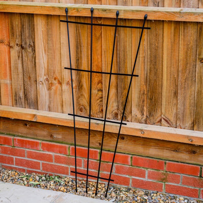 Woodside Metal Garden Fan Trellis - 2 PACK - 4