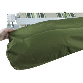 Woodside Patio Awning Cover - 5.0M GREEN
