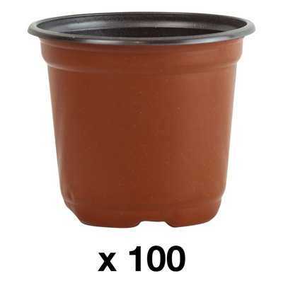 Woodside Plastic Seedling Pots - 100 PACK