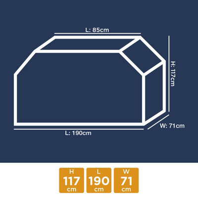 Woodside Premium BBQ Cover - XL