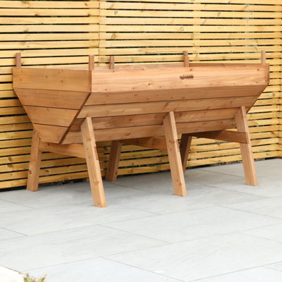 Woodside Raised Wooden Planter - LARGE