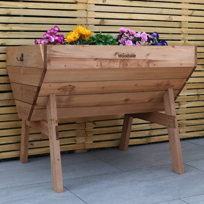 Woodside Raised Wooden Planter - MEDIUM