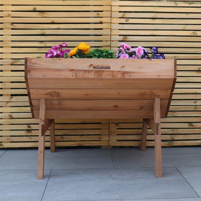 Woodside Raised Wooden Planter - MEDIUM