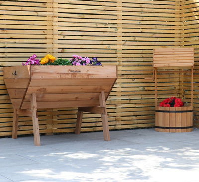 Woodside Raised Wooden Planter - MEDIUM - 3