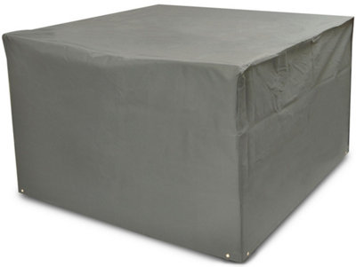 Woodside Rattan Cube Set Cover GREY 135x135x74cm