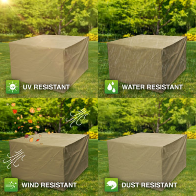 Woodside Rattan Cube Set Cover SAND - 5