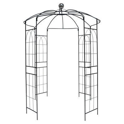 Woodside Santon Metal Garden Birdcage Pergola