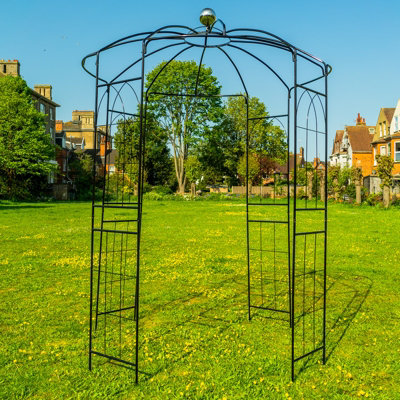 Woodside Santon Metal Garden Birdcage Pergola - 4