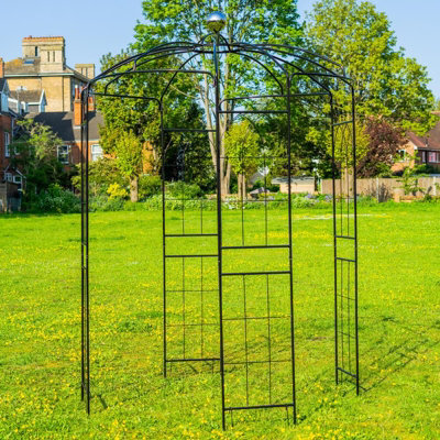 Woodside Santon Metal Garden Birdcage Pergola - 5