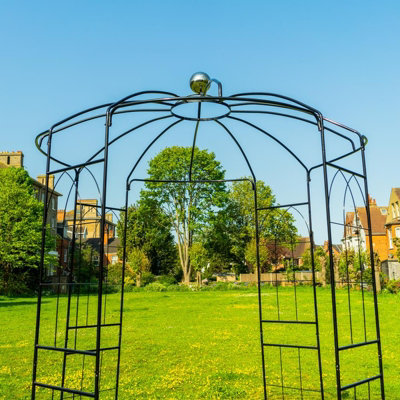 Woodside Santon Metal Garden Birdcage Pergola - 6