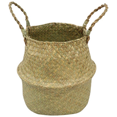 Woodside Seagrass Belly Basket PACK OF 2 - LARGE