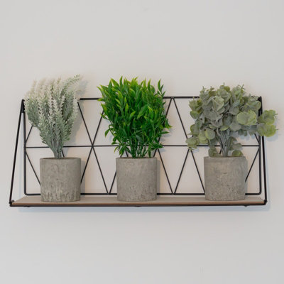 Woodside Set of 3 Artificial Potted Plants - Design C - 3
