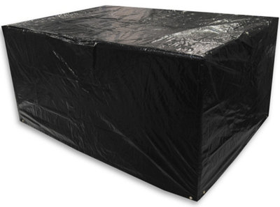 Woodside Small Rectangle Table Cover BLACK