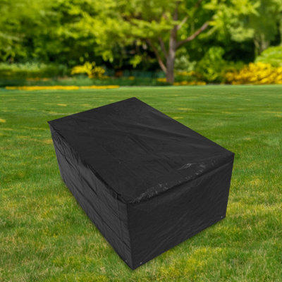 Woodside Small Rectangle Table Cover BLACK - 4