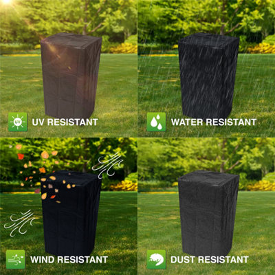 Woodside Stacking Chair Cover BLACK - 6