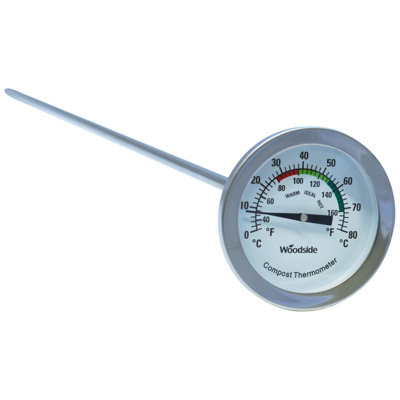 Woodside Stainless Steel Compost Thermometer