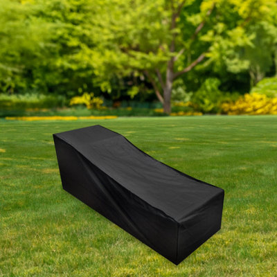 Woodside Sun Lounger Cover BLACK - 3