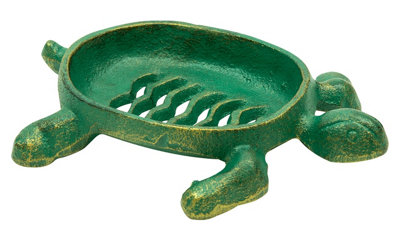 Woodside Tortoise Shaped Drainable Soap Holder