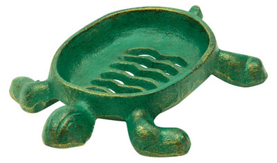 Woodside Tortoise Shaped Drainable Soap Holder - 3