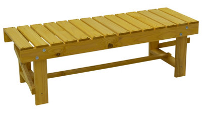 Woodside Wiverton 2 Seater Wooden Garden Bench - 5