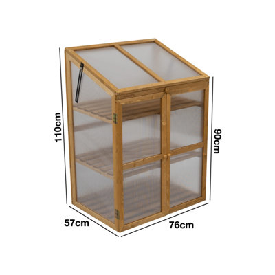 Woodside Wooden Greenhouse/Growhouse - 5
