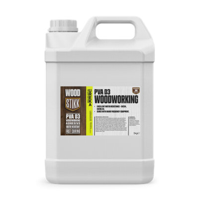 Woodstikk D3 PVA Water Resistant Wood Glue - 5kg