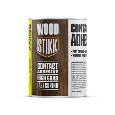 Woodstikk HP Brushable Contact Adhesive Glue - 1ltr