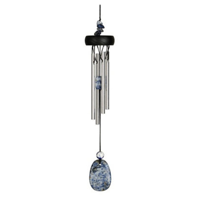 Woodstock Precious Stones Wind Chimes - Lapis