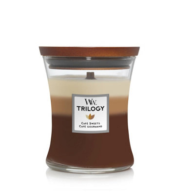 WoodWick Candle Café Sweets Trilogy Medium Hourglass Candle