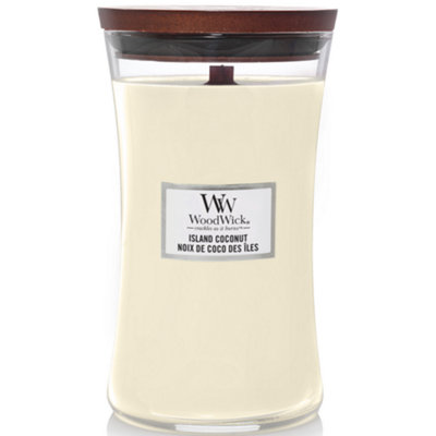 WoodWick Candle Island Coconut Large Hourglass