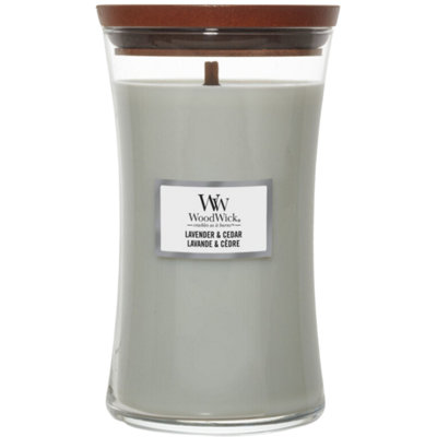 Scented Candle Woodwick Lavender & Cedar main image 1