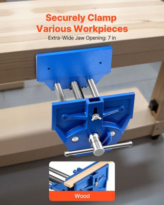 Woodworking Vise, 7 Inch Jaw Width, Quick Release Wood Bench Vise, 8 ...