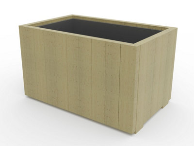 WoodyBlom2 wooden planter, 1200x800x800