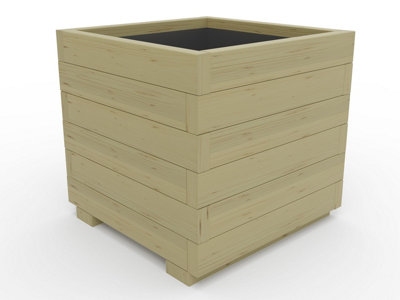 WoodyBloom1 Wooden Planter, 600x600x534