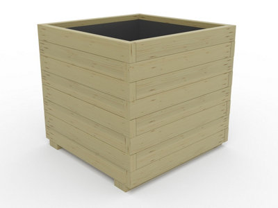 WoodyBloom1 Wooden Planter, 800x800x712