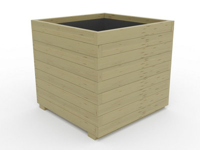 WoodyBloom1 Wooden Planter, 900x900x801