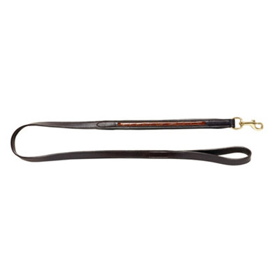 Woofmasta Leather Croc Dog Lead Brown (M/L)