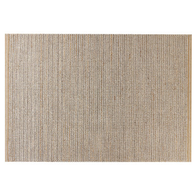 Wool Area Rug 140 x 200 cm Beige BANOO