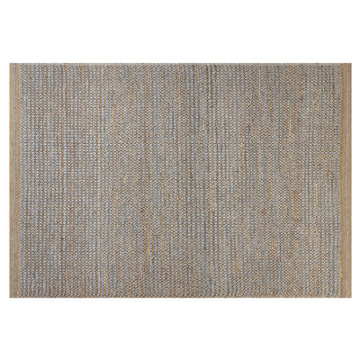 Wool Area Rug 140 x 200 cm Grey BANOO