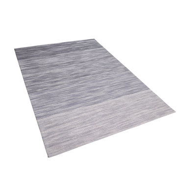 Wool Area Rug 140 x 200 cm Grey KAPAKLI